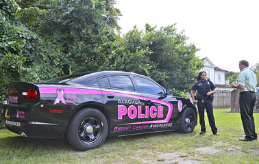 APD pink cancer car