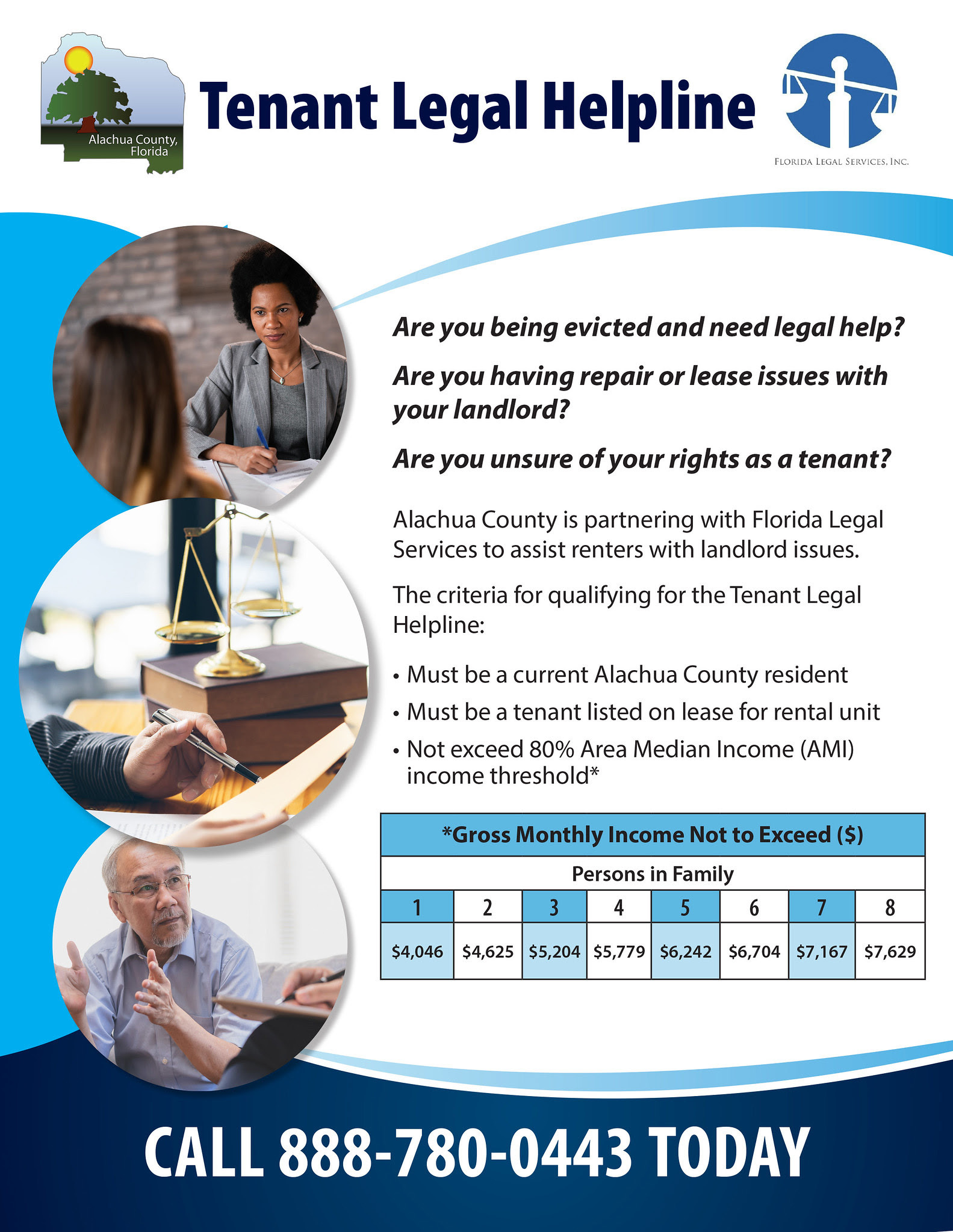 Alachua County Tenant Legal Assistance Info Sheet