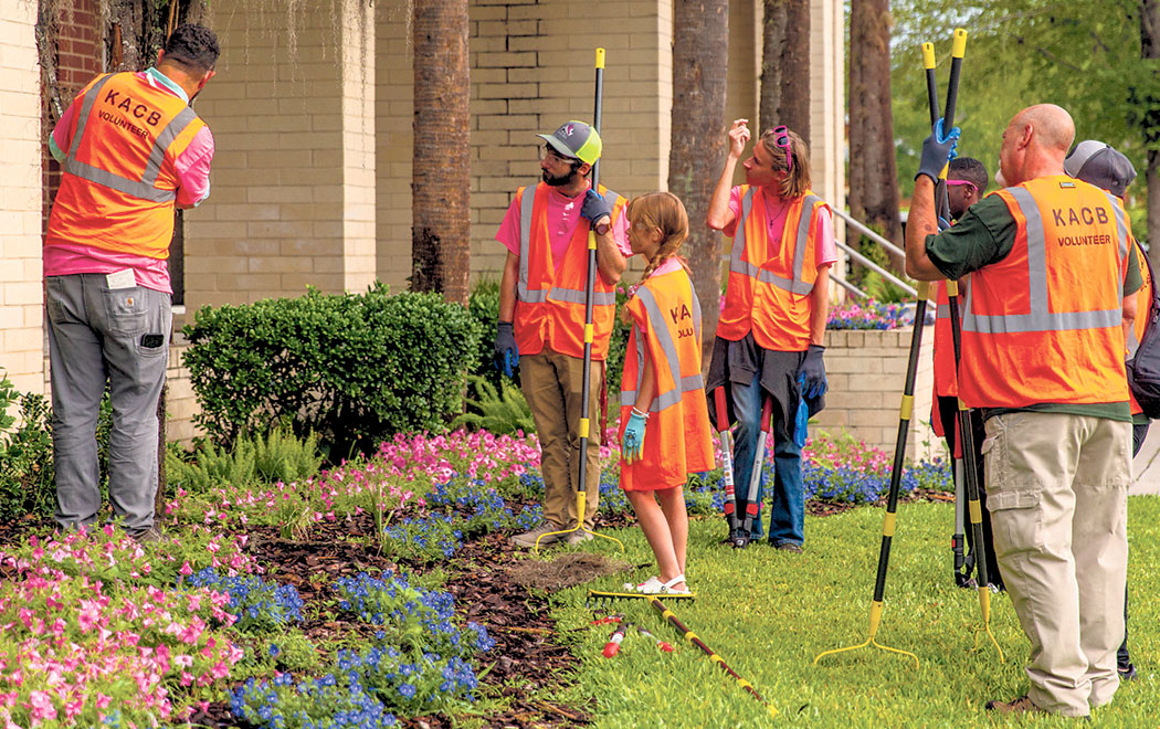Great American CleanUp Flower Bed