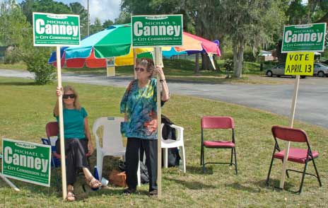 Alachua Election Campaigning